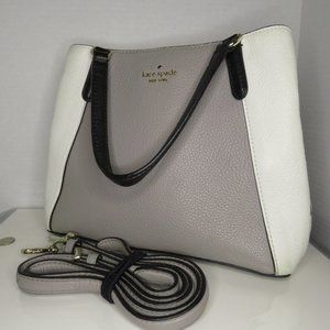 Kate Spade Purse Jackson Medium Triple Compt Satchel Shoulder Bag